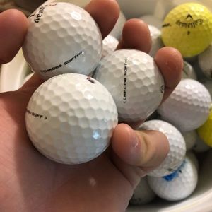 30 Chrome/Hex Black Callaway Golf Balls